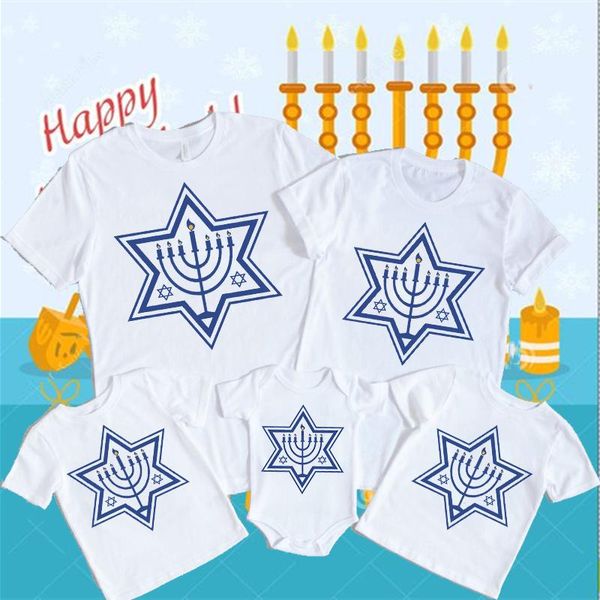 women's t-shirt hanukkah family matching clothes chanukah mother father daughter son tshirt baby romper girl boy holiday look outfit t, White
women's t-shirt hanukkah family matching clothes chanukah mother father daughter son tshirt baby romper girl boy holiday look outfit t, White