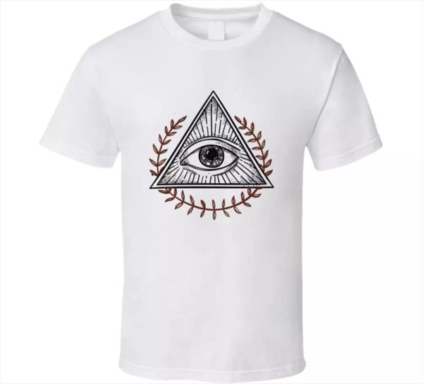 seeing eye pyramid symbol tee ason spiritual classic men's t shirt new, White;black
seeing eye pyramid symbol tee ason spiritual classic men's t shirt new, White;black