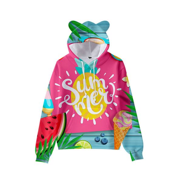 pineapple print cute boy girl clothes hooded 3d printing hooded sweater autumn early winter ears hooded pullover, Black
pineapple print cute boy girl clothes hooded 3d printing hooded sweater autumn early winter ears hooded pullover, Black