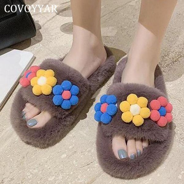 winter women shoes furry floral woman slippers home outdoor indoor fur flat slides, Black
winter women shoes furry floral woman slippers home outdoor indoor fur flat slides, Black