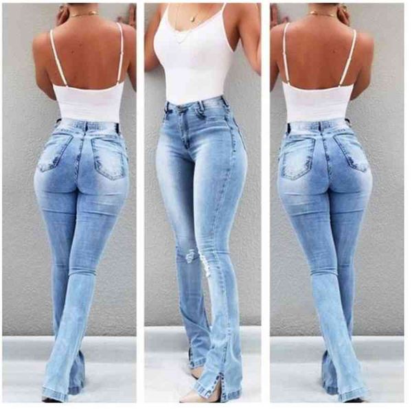 Women's Jeans High Waisted Skinny Ripped Boot Cut Denim Pants Sexy Push Up Flare Trousers Stretch Bottom Jean Female1 1GS1, Blue
Women's Jeans High Waisted Skinny Ripped Boot Cut Denim Pants Sexy Push Up Flare Trousers Stretch Bottom Jean Female1 1GS1, Blue
