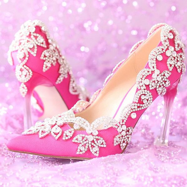 gorgeous elegant fuchsia color prom dress shoes banquet pumps lovely pointed toe satin wedding rhienston, Black
gorgeous elegant fuchsia color prom dress shoes banquet pumps lovely pointed toe satin wedding rhienston, Black