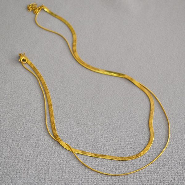 pendant necklaces ins autumn winter simple snake bone chain blade double layered short necklace temperament clavicle female, Silver
pendant necklaces ins autumn winter simple snake bone chain blade double layered short necklace temperament clavicle female, Silver