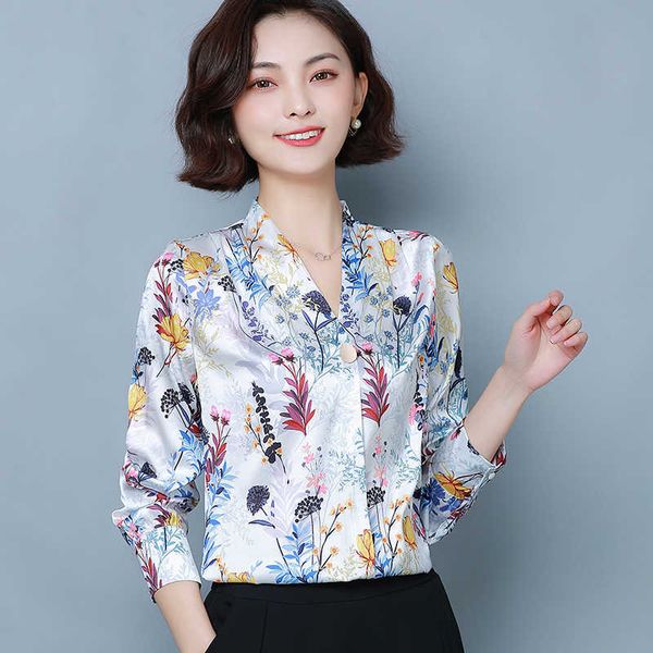 korean silk women blouses woman satin shirts s and elegant print shirt plus size 210531, White
korean silk women blouses woman satin shirts s and elegant print shirt plus size 210531, White