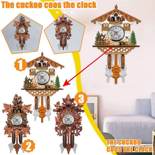 wall clocks cuckoo clock home decoration living room study children's alarm fade-resistant no deformation
wall clocks cuckoo clock home decoration living room study children's alarm fade-resistant no deformation