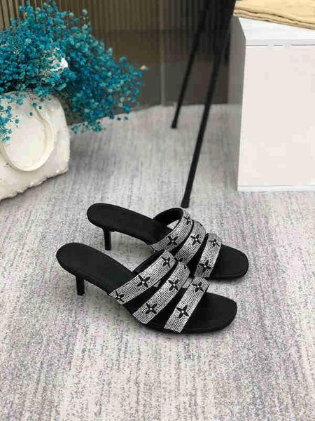 high2021 heeled sandals slippers women outside summer diamond belt fashion shoes 1, Black
high2021 heeled sandals slippers women outside summer diamond belt fashion shoes 1, Black