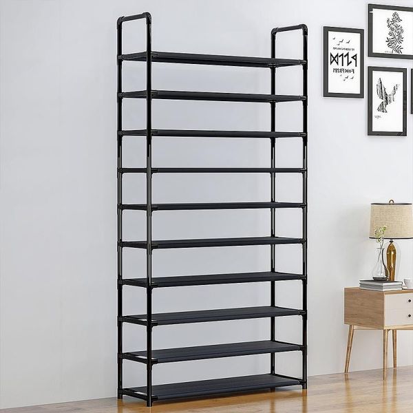 clothing & wardrobe storage 10-layer black shoe rack stable metal frame rolling door tool vente directe en france
clothing & wardrobe storage 10-layer black shoe rack stable metal frame rolling door tool vente directe en france
