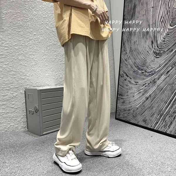 men's pants summer pleated fashion gray black beige casual streetwear korean loose straight wide leg s trousers tul8
men's pants summer pleated fashion gray black beige casual streetwear korean loose straight wide leg s trousers tul8