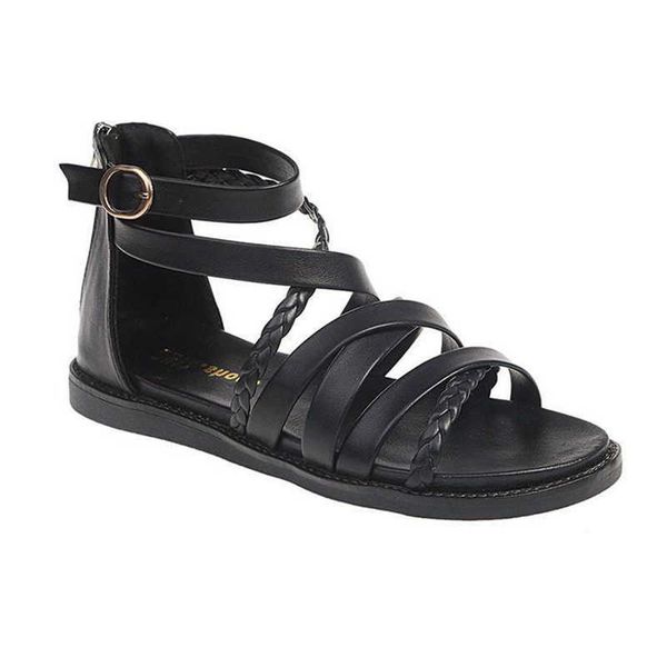 2021 new summer fashion and comfortable european and american style female sandals fairy flat buckle open toe woven roman shoes y0721, Black
2021 new summer fashion and comfortable european and american style female sandals fairy flat buckle open toe woven roman shoes y0721, Black