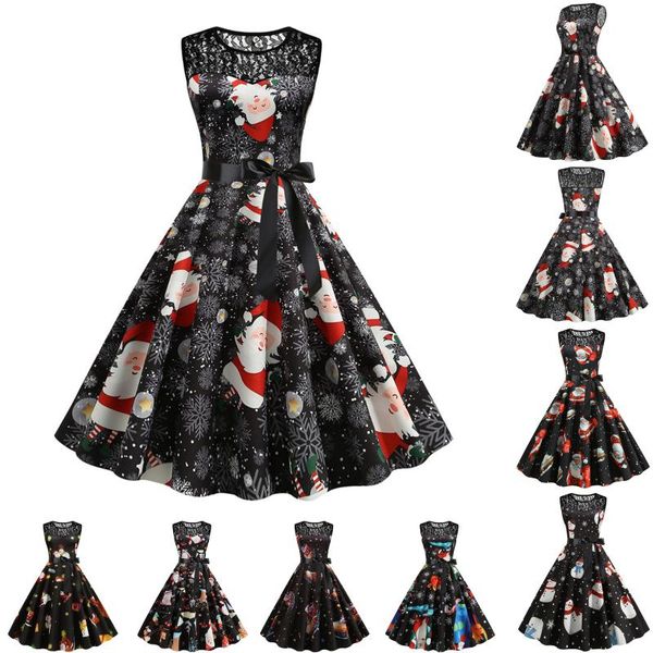 casual dresses 2021 retro winter christmas dress women sleeveless black lace patchwork party tunic 50s 60s vintage elegant sundress, Black;gray
casual dresses 2021 retro winter christmas dress women sleeveless black lace patchwork party tunic 50s 60s vintage elegant sundress, Black;gray