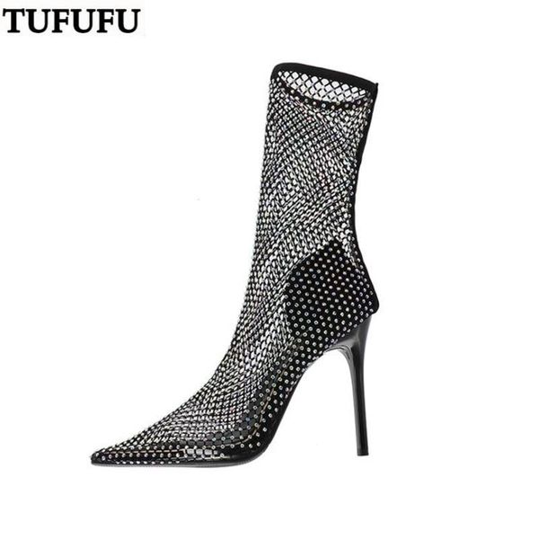 boots 2021 stretch fabric mesh sock rhinestone pointed toe ankle woman shoes thin high heels pumps, Black
boots 2021 stretch fabric mesh sock rhinestone pointed toe ankle woman shoes thin high heels pumps, Black