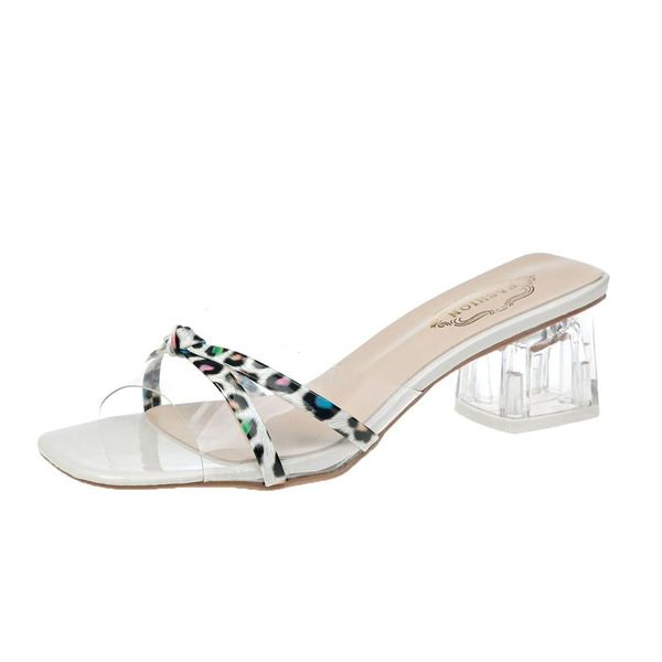 slippers summer transparent cross tie peep toe square mid heels clear female shoes woman mules slides women, Black
slippers summer transparent cross tie peep toe square mid heels clear female shoes woman mules slides women, Black