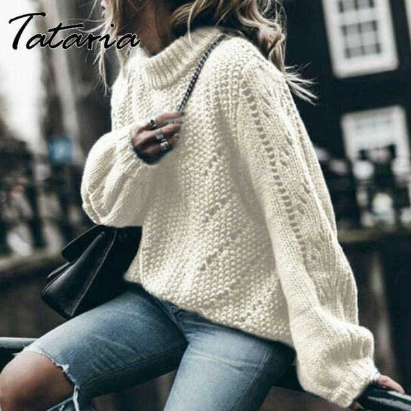 large size hollow out women's sweaters autumn winter knitted pullovers ladies loose sweater women casual knitwear blusa 210514, White;black
large size hollow out women's sweaters autumn winter knitted pullovers ladies loose sweater women casual knitwear blusa 210514, White;black