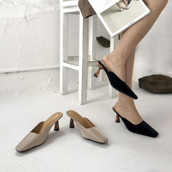 women slides round toe leopard thin high heels slippers slip on casual pumps party sandals black beige summer
women slides round toe leopard thin high heels slippers slip on casual pumps party sandals black beige summer