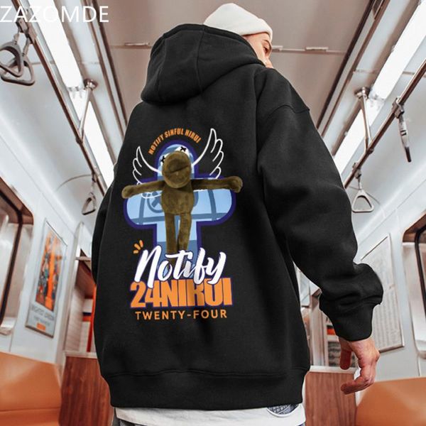 men's hoodies & sweatshirts zazomde 2021 mens hoodie warmth sweatshirt harajuku clothes cool print streetwear fashion casual loose over, Black
men's hoodies & sweatshirts zazomde 2021 mens hoodie warmth sweatshirt harajuku clothes cool print streetwear fashion casual loose over, Black