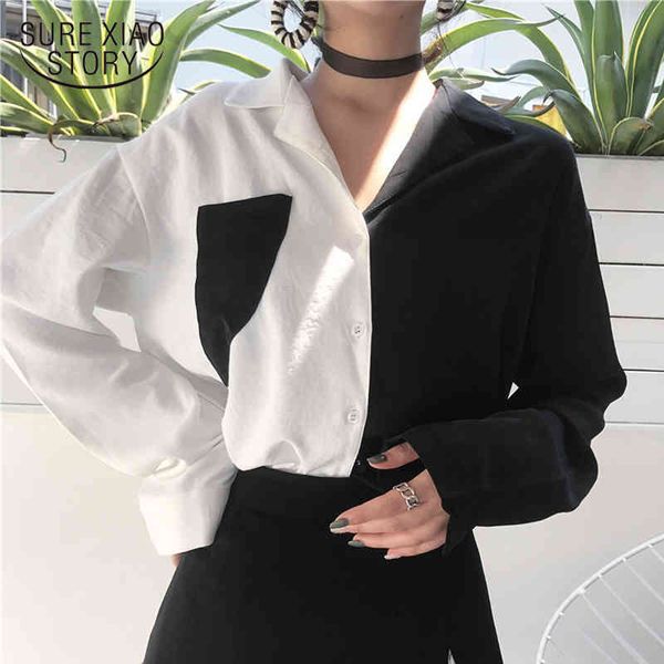 autumn vintage blouse fashion color patchwork shirts long sleeve office cardigan women blouses 11342 210415, White
autumn vintage blouse fashion color patchwork shirts long sleeve office cardigan women blouses 11342 210415, White