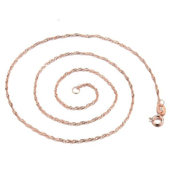 2021 fashion silver gold and rose gold water wave chain necklace diy jewelry chains 18 20 22 24 inches
2021 fashion silver gold and rose gold water wave chain necklace diy jewelry chains 18 20 22 24 inches