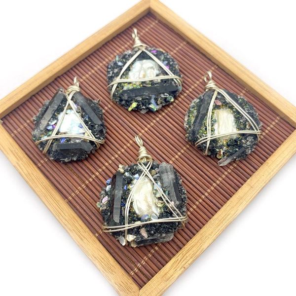 charms natural baroque freshwater pearl pendant copper wire wrapped used in jewelry making diy necklace accessories, Bronze;silver
charms natural baroque freshwater pearl pendant copper wire wrapped used in jewelry making diy necklace accessories, Bronze;silver