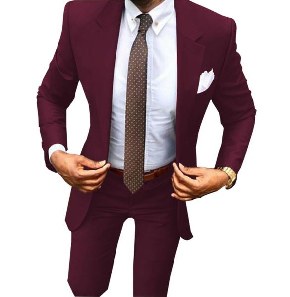 men's suits & blazers fashion burgundy slim fit 2 piece prom tuxedos classic notch lapel wedding groomsmen/party (blazer+pant) 2021, White;black
men's suits & blazers fashion burgundy slim fit 2 piece prom tuxedos classic notch lapel wedding groomsmen/party (blazer+pant) 2021, White;black