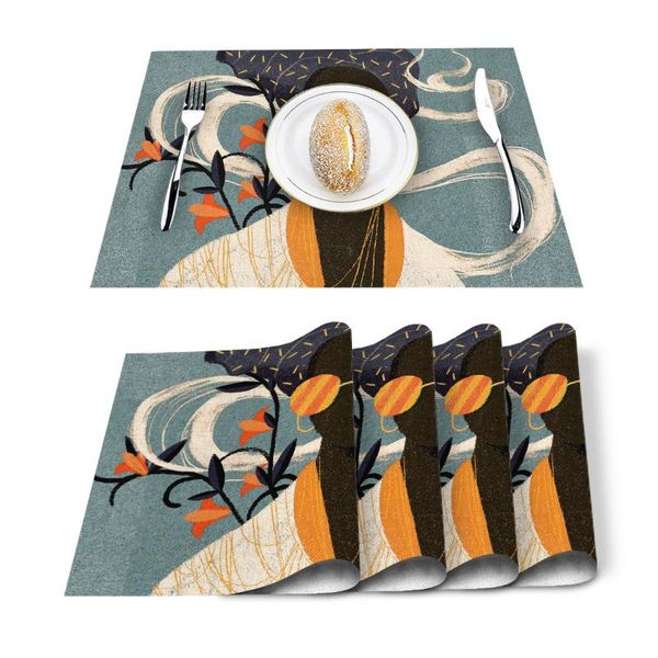 table runner abstract paintings of african women printed kitchen placemat dining mat cotton linen pads cup mats home decor
table runner abstract paintings of african women printed kitchen placemat dining mat cotton linen pads cup mats home decor