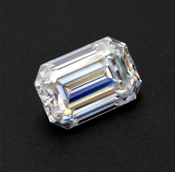 emerald cut moissanite d color loose diamond with box and certification for rings vvs1 gemstones excellent pass moissantester, Black
emerald cut moissanite d color loose diamond with box and certification for rings vvs1 gemstones excellent pass moissantester, Black