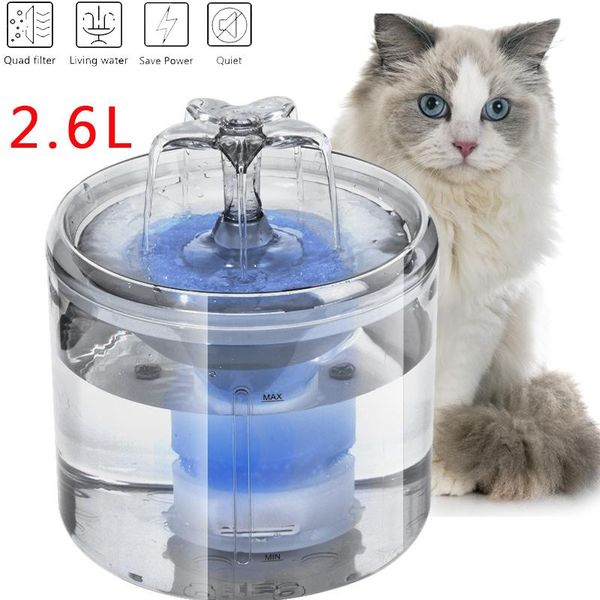 cat bowls & feeders 2.6l automatic water fountain flower waterfall dog dispenser transparent drinker ultra quiet pet drinking feeder
cat bowls & feeders 2.6l automatic water fountain flower waterfall dog dispenser transparent drinker ultra quiet pet drinking feeder
