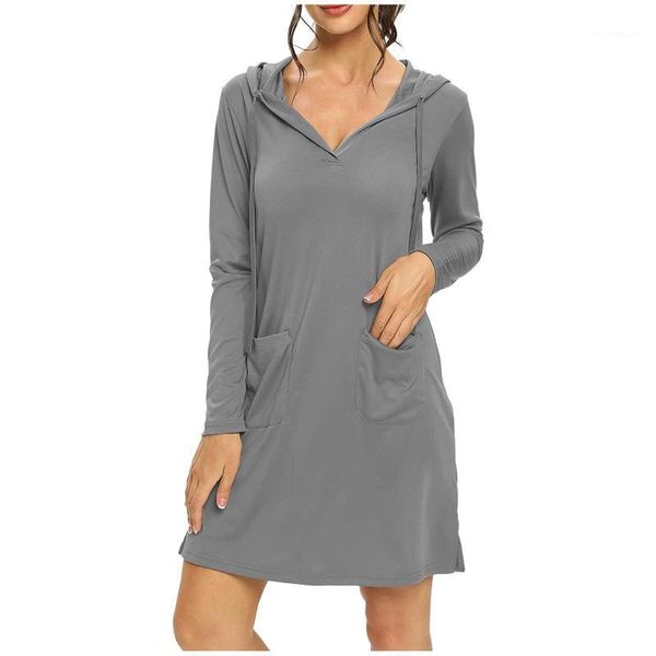 casual dresses v neck dress with pocket long hoodie hooded elegant sweatshirt poleron mujer tunic t shirt women pockets pullover, Black;gray
casual dresses v neck dress with pocket long hoodie hooded elegant sweatshirt poleron mujer tunic t shirt women pockets pullover, Black;gray