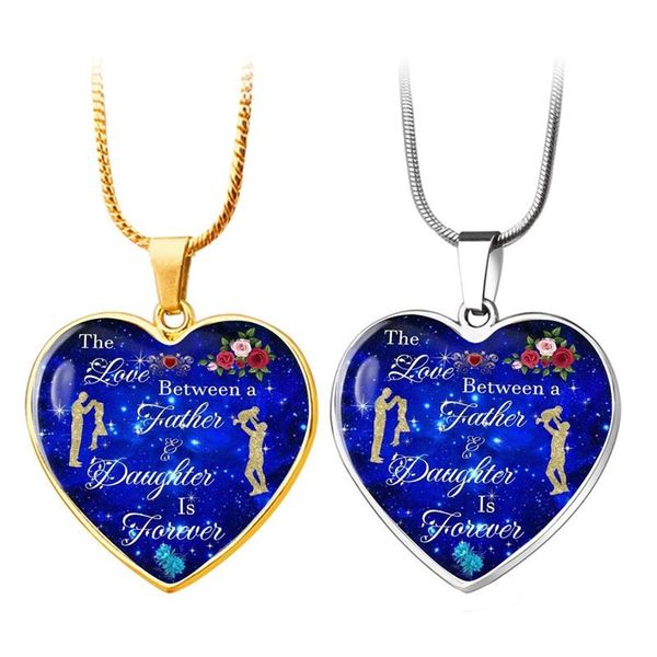 pendant necklaces heart shape necklace for women gifts to daughter the love between father and is forvever, Silver
pendant necklaces heart shape necklace for women gifts to daughter the love between father and is forvever, Silver