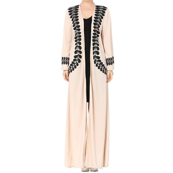 casual dresses women's summer dress bohemian women lady printed open front kaftan muslim embroidery maxi loose robe 8.20, Black;gray
casual dresses women's summer dress bohemian women lady printed open front kaftan muslim embroidery maxi loose robe 8.20, Black;gray