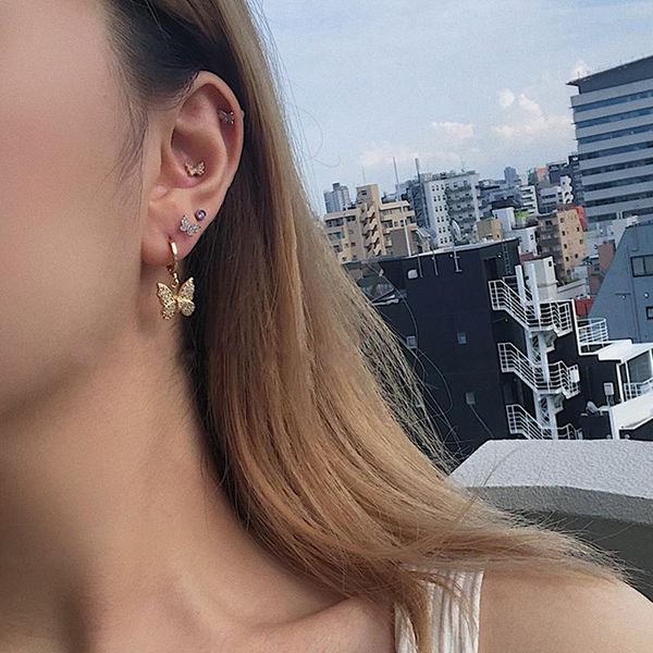 exclusive harajuku butterfly rhinestone drop earrings animal sweet colorful acrylic 2021 statement girls party jewelry hoop & huggie, Golden;silver
exclusive harajuku butterfly rhinestone drop earrings animal sweet colorful acrylic 2021 statement girls party jewelry hoop & huggie, Golden;silver
