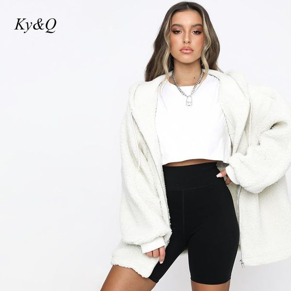 women's jackets faux fur coat women 2021 autumn winter warm soft zipper thick jacket plush overcoat pocket plus size casual teddy hoodi, Black;brown
women's jackets faux fur coat women 2021 autumn winter warm soft zipper thick jacket plush overcoat pocket plus size casual teddy hoodi, Black;brown