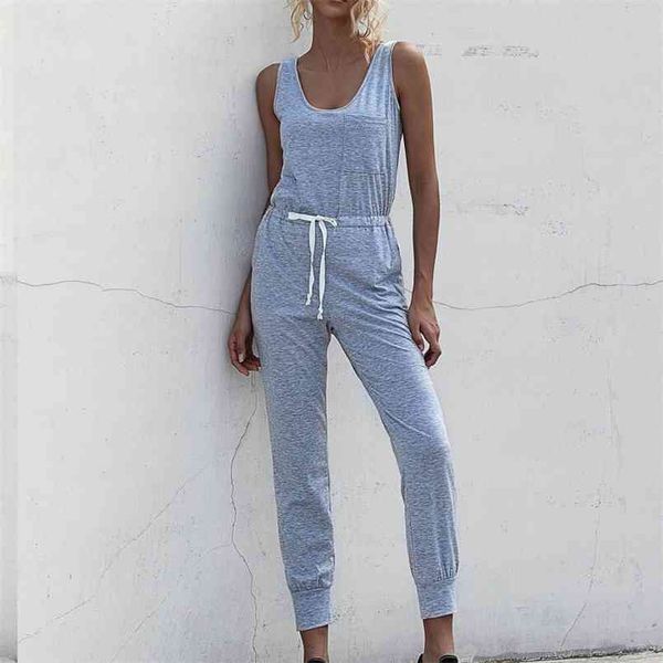 streetwear jumpsuit women summer solid color sleeveless backless strap vest pocket jumpsuit romper playsuit 210508, White
streetwear jumpsuit women summer solid color sleeveless backless strap vest pocket jumpsuit romper playsuit 210508, White