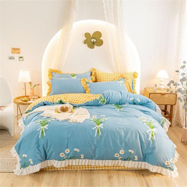 bedding sets 100% cotton set blue background fresh warm 3/4 piece duvet cover for girls children bedroom bed decor
bedding sets 100% cotton set blue background fresh warm 3/4 piece duvet cover for girls children bedroom bed decor