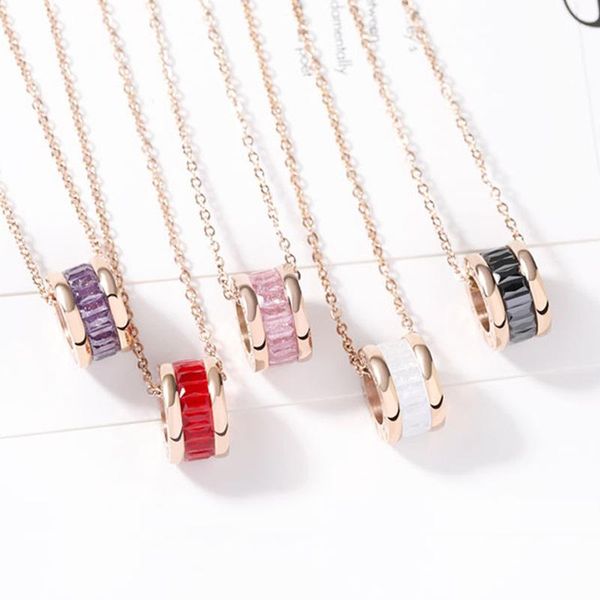 pendant necklaces necklace for women ring birthday gift titanium stee shell crystal girl like wholesale, Silver
pendant necklaces necklace for women ring birthday gift titanium stee shell crystal girl like wholesale, Silver