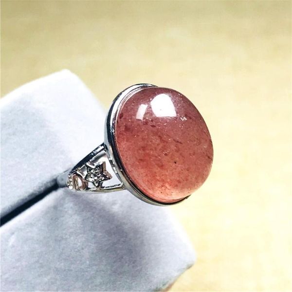 cluster rings natural red strawberry quartz ring jewelry for women man crystal silver 18x15mm beads stone love adjustable, Golden;silver
cluster rings natural red strawberry quartz ring jewelry for women man crystal silver 18x15mm beads stone love adjustable, Golden;silver