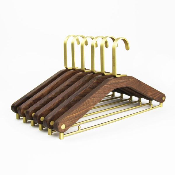 solid wood suit hangers with brass hook black walnut coat hanger anti-skid shoulder seamless clothes drying rack & racks
solid wood suit hangers with brass hook black walnut coat hanger anti-skid shoulder seamless clothes drying rack & racks