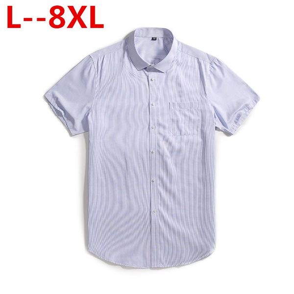 mens plus 8xl 6xl 5xl work brand soft short sleeve square collar regular striped /twill men dress shirts white male men's casual, White;black
mens plus 8xl 6xl 5xl work brand soft short sleeve square collar regular striped /twill men dress shirts white male men's casual, White;black