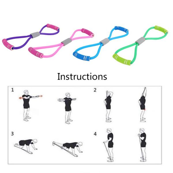 2pcs yoga gym fitness resistance 8 word chest expander rubber tubing pull rope workout muscle elastic bands sports tool
2pcs yoga gym fitness resistance 8 word chest expander rubber tubing pull rope workout muscle elastic bands sports tool