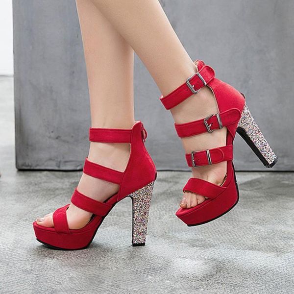 dress shoes sandals female 2021 summer fish mouth buckle korean version wild thick heels, Black
dress shoes sandals female 2021 summer fish mouth buckle korean version wild thick heels, Black