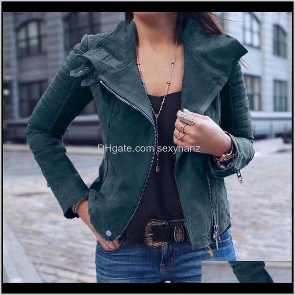 faux leather outerwear coats clothing apparel drop delivery 2021 womens ladies retro rivet up bomber casual coat outwear collar zipper slim, Black
faux leather outerwear coats clothing apparel drop delivery 2021 womens ladies retro rivet up bomber casual coat outwear collar zipper slim, Black