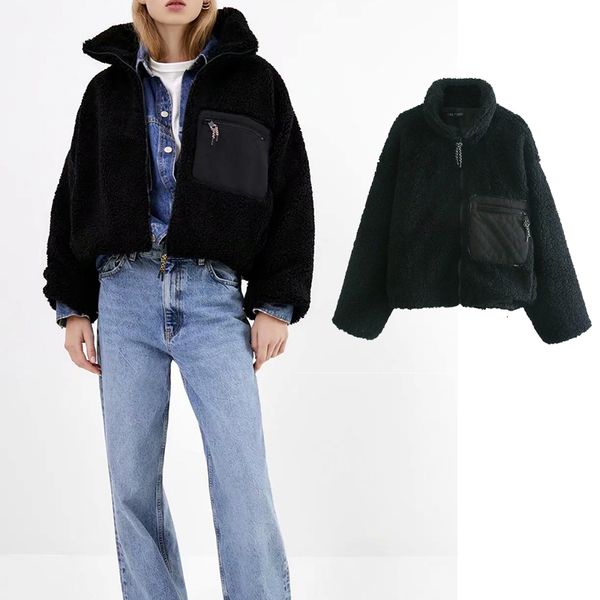 jacket fashion wool trimmed, Black;brown
jacket fashion wool trimmed, Black;brown