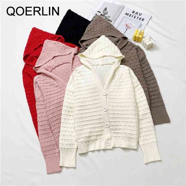 hooded sweater winter clothes women single-breasted pink ladies jersey mujer cardigan white autumn knitwear jacket 210601
hooded sweater winter clothes women single-breasted pink ladies jersey mujer cardigan white autumn knitwear jacket 210601