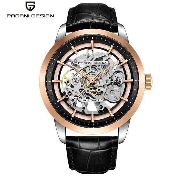 wristwatches pagani design men's automatic mechanical waterproof watch fashion hollow sports leather strap orologio da uomo, Slivery;brown
wristwatches pagani design men's automatic mechanical waterproof watch fashion hollow sports leather strap orologio da uomo, Slivery;brown