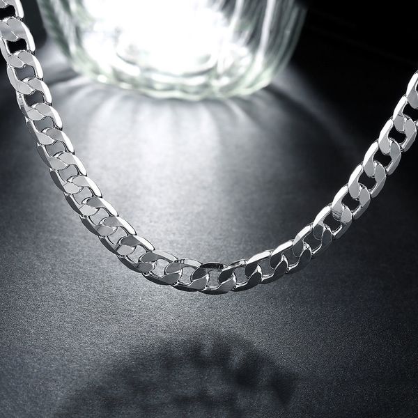 designer necklace classic men's 925 sterling silver jewelry personality 16-24 inches 8mm fashion christmas gifts
designer necklace classic men's 925 sterling silver jewelry personality 16-24 inches 8mm fashion christmas gifts