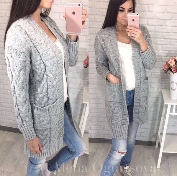 fashion sweater twist jacket cardigan women's middle long pocket woolen autumn winter 709081, White;black
fashion sweater twist jacket cardigan women's middle long pocket woolen autumn winter 709081, White;black