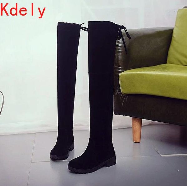 boots slim fit elastic flock over the knee women shoes autumn winter ladies overknee long botas size 41 jjfx, Black
boots slim fit elastic flock over the knee women shoes autumn winter ladies overknee long botas size 41 jjfx, Black