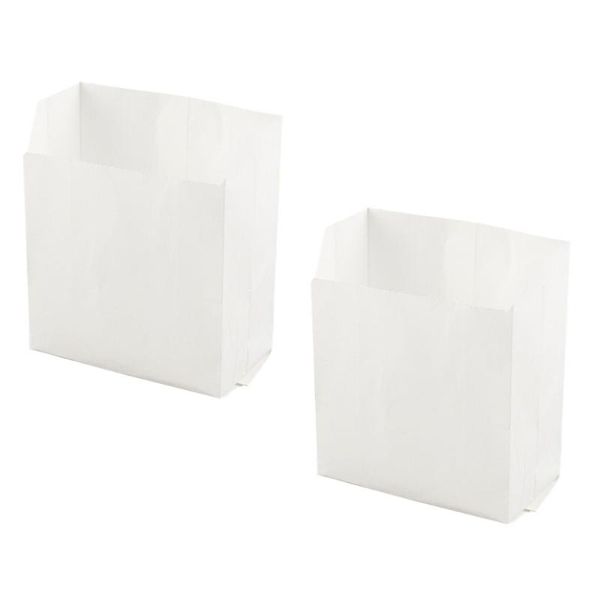 50pcs/set disposable greaseproof paper bag french fries fried chicken packaging bag(white) gift wrap
50pcs/set disposable greaseproof paper bag french fries fried chicken packaging bag(white) gift wrap