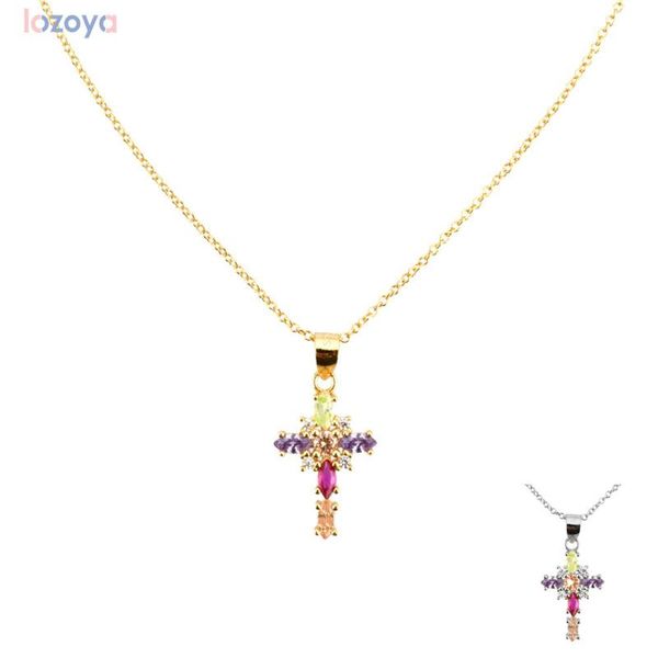 chains lozoya 925 sterling silver fine jewelry crystal gold rainbow cz ovals cross pendant long chain necklace 2021luxury accessorie
chains lozoya 925 sterling silver fine jewelry crystal gold rainbow cz ovals cross pendant long chain necklace 2021luxury accessorie