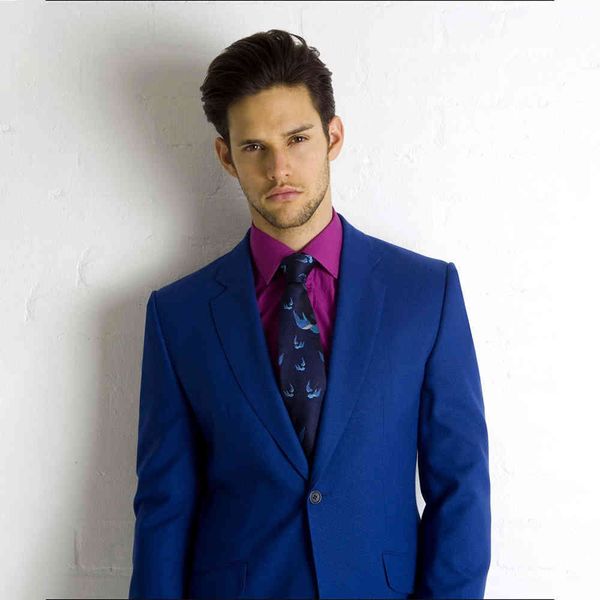 men's suits & blazers custom made groom tuxedo, bespoke royal blue suits, 1 button notch lapel flap pocket, tailor wedding for men, White;black
men's suits & blazers custom made groom tuxedo, bespoke royal blue suits, 1 button notch lapel flap pocket, tailor wedding for men, White;black