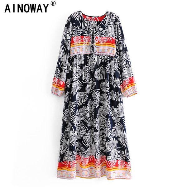casual dresses multi floral print vintage women tie neck tassel beach bohemian maxi dress ladies rayon boho vestidos, Black;gray
casual dresses multi floral print vintage women tie neck tassel beach bohemian maxi dress ladies rayon boho vestidos, Black;gray